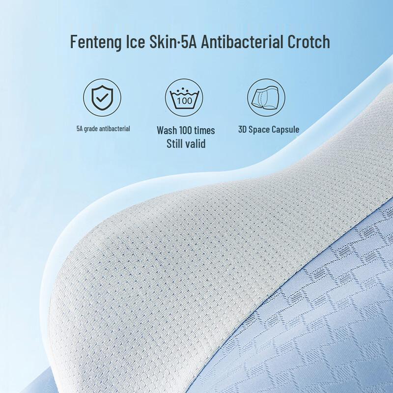 Fenteng Men's Ice Silk Boxer Briefs 3-Pack