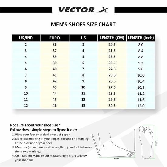 Vector X Striker Pro Cricket Shoe for Men with PU Upper/Sports Shoes/EVA Sockliner Sports Midfoot Support Strap Color: White-Blue-Red Size 8
