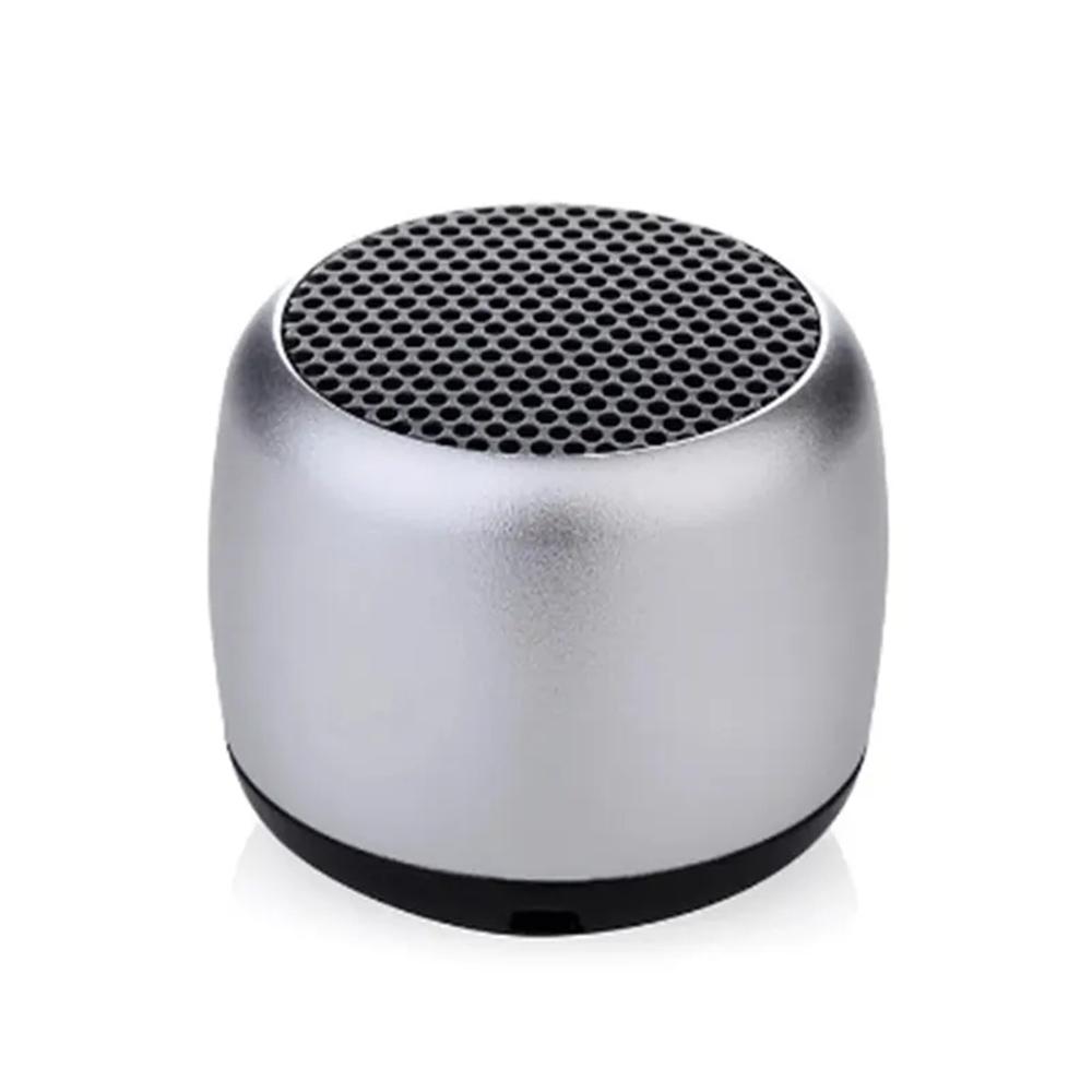 

M1 Портативный Bluetooth-динамик, музыкальный стереозвук, объемный мини-USB-сабвуфер, динамик, аудиоплеер, беспроводной Bluetooth-динамик серебряный