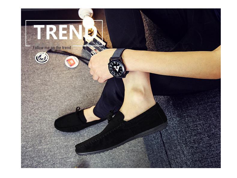 Herrskor 2024 Frostat Andningsbart Slip-On Casual - Koreansk Stil