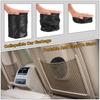 uxcell Car Trash Truck Trash Can for Front Black Can, 0.9 Gallon, Foldable, Waterproof, Portable, Hanging, Seat,