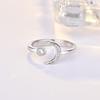 Copper Ring Moon Simplicity For Women Wedding Engagement Jewelry Accessories 5A Cz Rings Fashion High Quality Gift