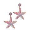 Beach Vintage Styles Starfish Earrings Portable Geometric Dangle Earrings for Trendy Women Party Fashion Accessories