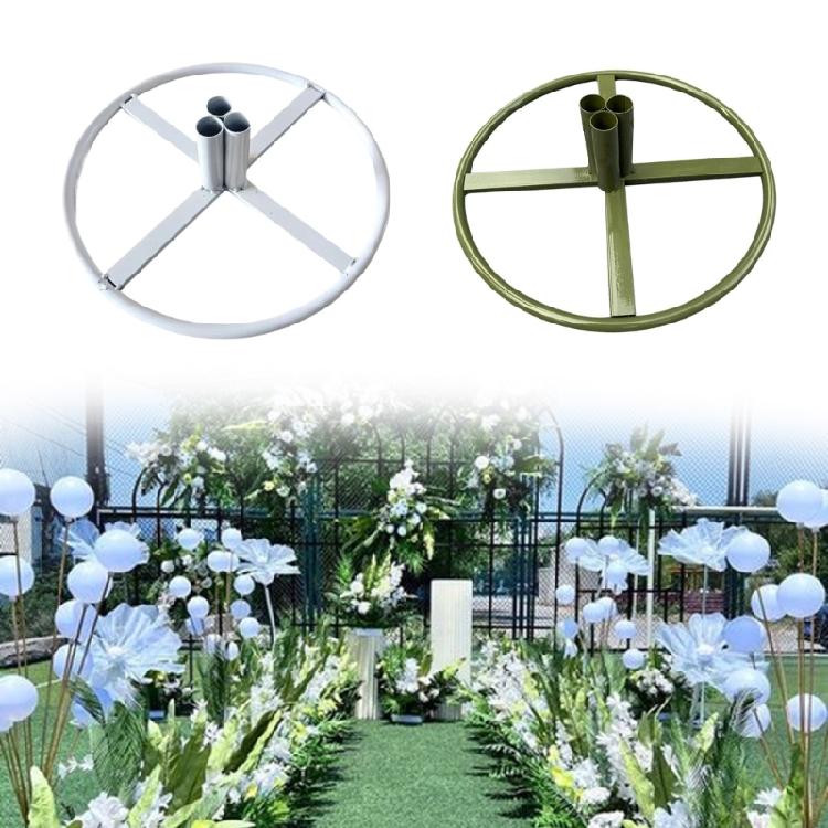 Floor Standing Flower Poles Display Base For Wedding Aisle Markers Reception Centerpieces Permanent Flower Installation