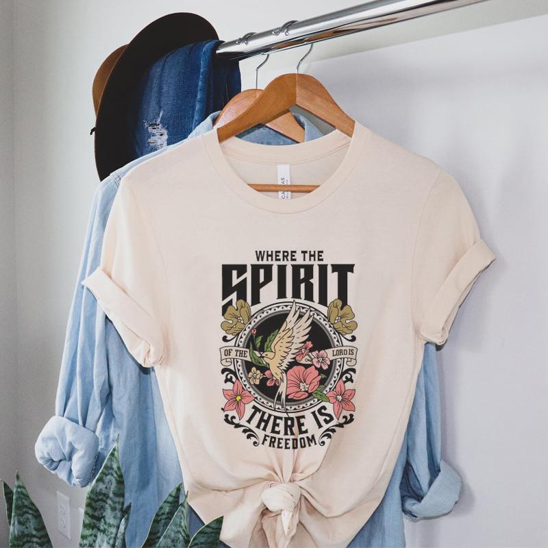 

Women Vintage Aesthetic Bible Verse T Shirt Christian Inspirational TShirts Jesus Faith Graphic Tees Religious Tops Clothing 4XL