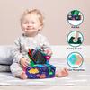 5 in 1 Baby Toys 6 to 12 to 18 Months, Montessori Toys for 1 Year Old, Montessori Toys for Babies 6-12 Months, Sensory Toys for Babies, Baby Tissue