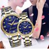 Popular Matching Watches for Men and Luxury Watch Set with and Classic Stainless Perfect for Weddings or As a Couple's Watches, Women, Diamonds, Gold,