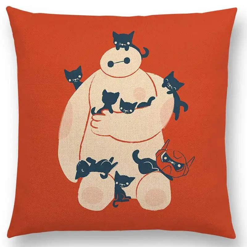 Neueste Cartoon-Tiere Niedlicher Hai Katze Vogel Giraffe Pinguin Wal Eisbär Nilpferd Panda Kissenbezug Auto Sofa Wurfkissenbezug