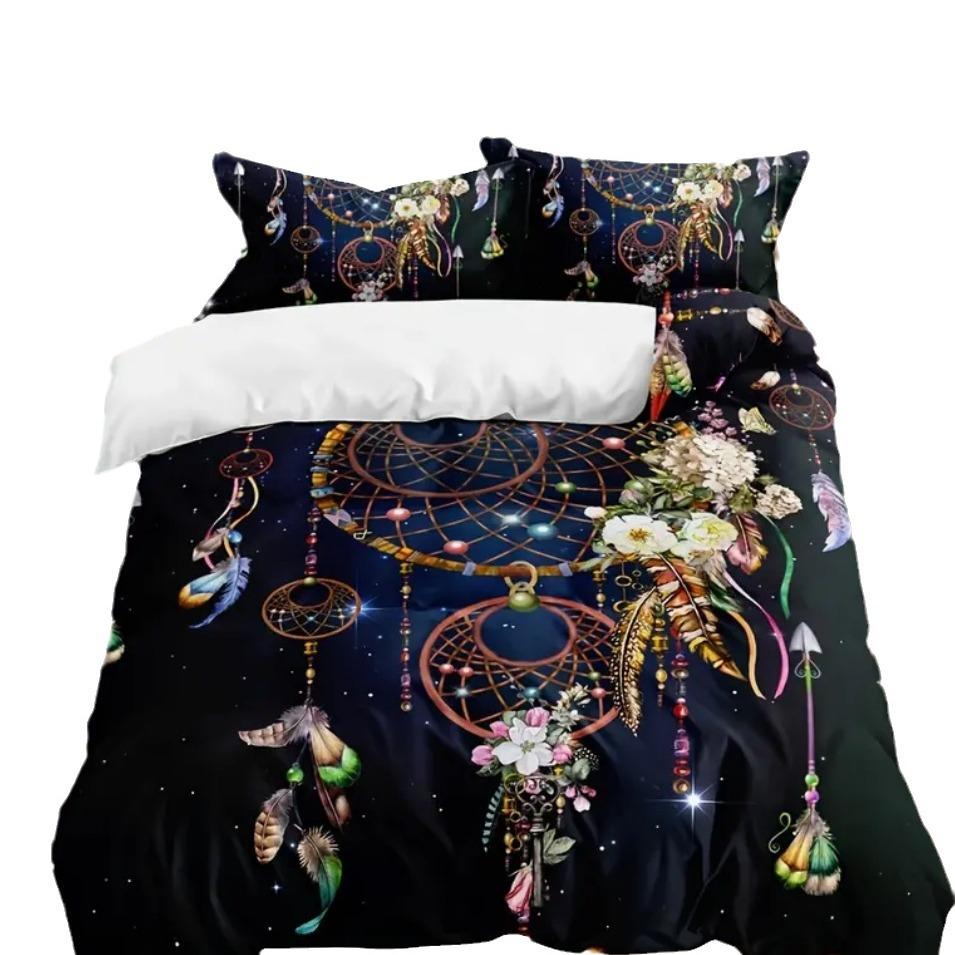 Size Home Textiles Bedding Dream Catcher Digital Printing Three-Piece Set