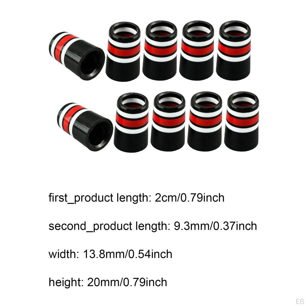 10 Pieces Golf Club Ferrules 370 Shaft Covers, Premium Replacement Durability Portable,