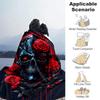 1pc Skull Printing Lightweight Flannel Blanket, Comfortable and Warm Blanket, for Camping Sofa Bed and Couch Office, Gift