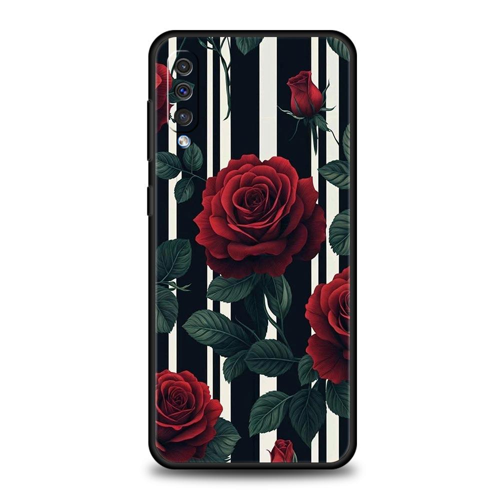 Oil Painting Flowers Pattern Design Phone Case for Samsung Galaxy A56 A36 A26 A16 A34 A24 A42 A22 A20 A12 A40 A10 Soft TPU Cover