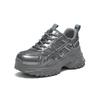 BASTO Height-Increasing Sneakers Mesh Breathable Sports Casual Shoes