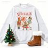 The Nutcracker Christmas Hoodie Y'all Are Nuts Nutcracker Xmas Coquette Sweater Tis The Season Merry and Bright Long Sleeve Tops
