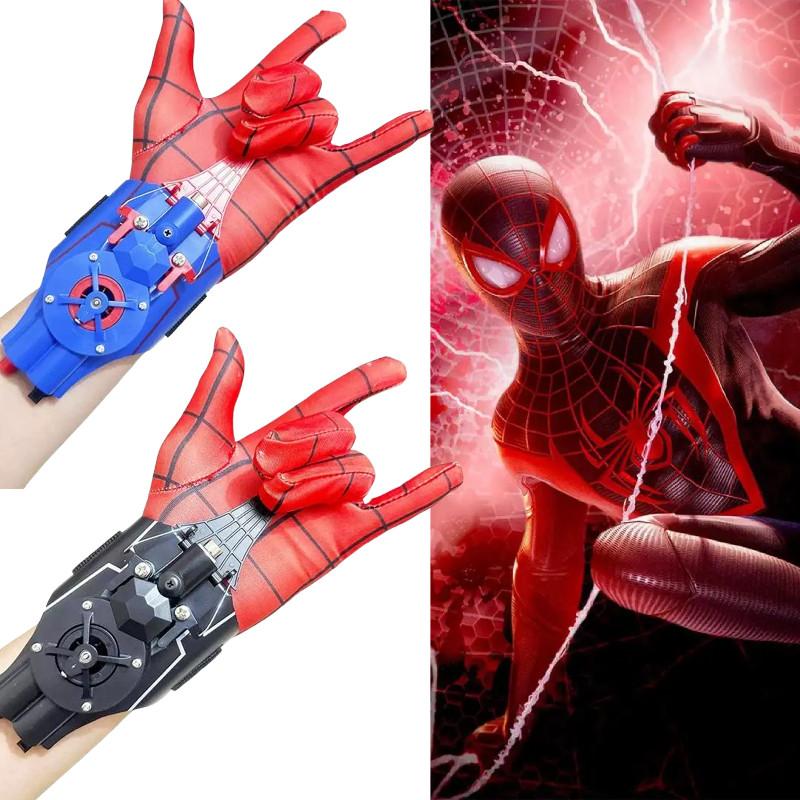 Spider Man Children Electric Launcher Toy With Handheld Remote And Interactive Features For Developmental Play
