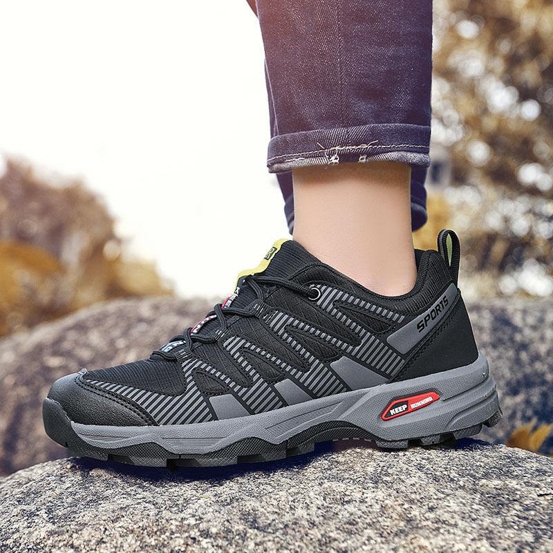 New hiking shoes men's large size 47 breathable non-slip outdoor cycling shoes travel camping off-road hiking shoes