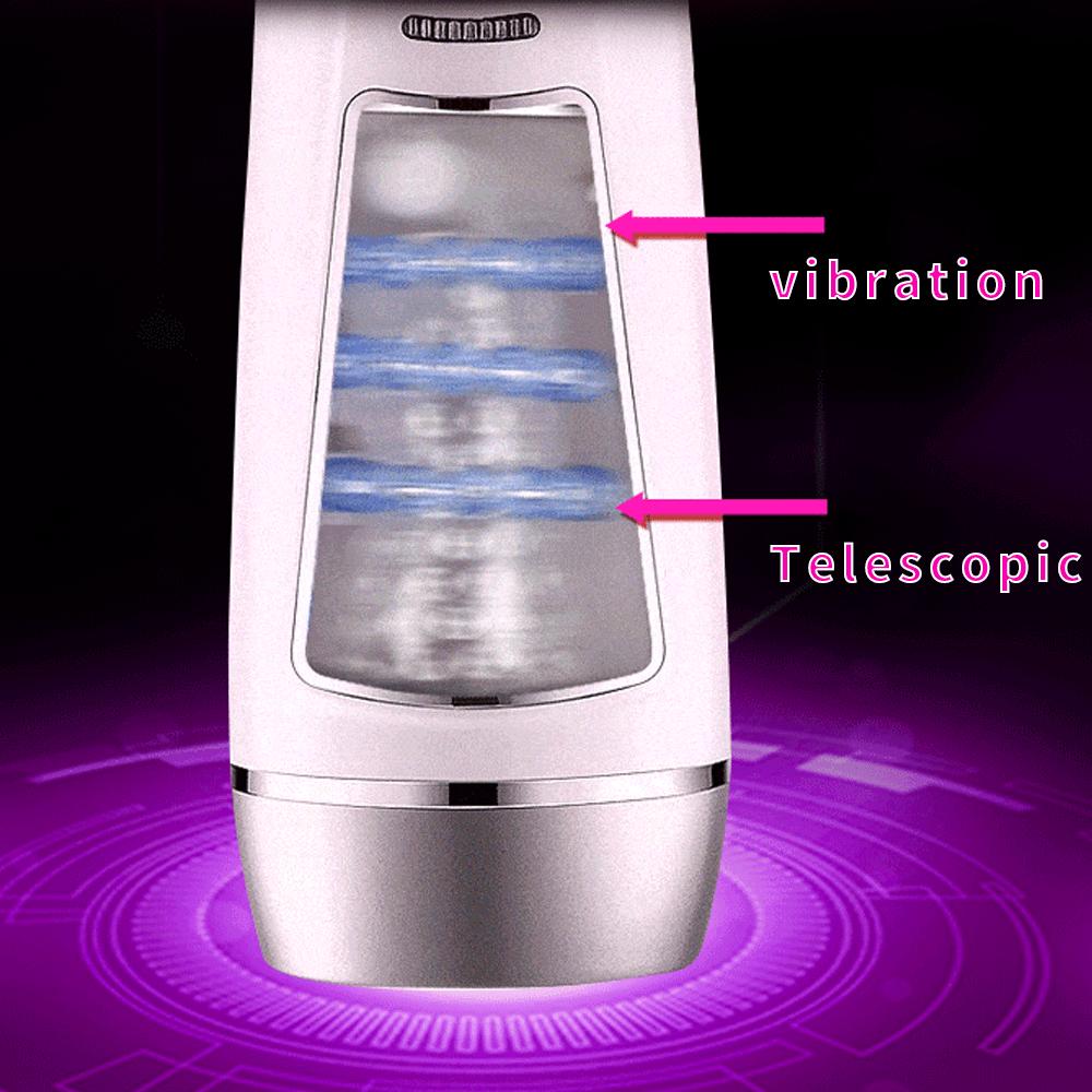 Automatic Rotation Masturbator For Men Piston Retractable Penis Vibrators Sex Toys for Men Oral Blowjob Real Vagina Sex
