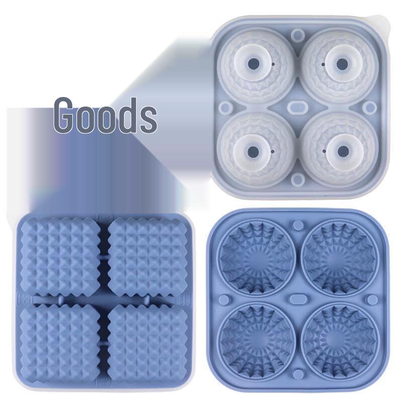 

JINGRUIXIANG Diamond Pattern Ice Cube Tray Set