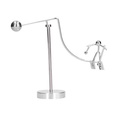 Pendolo Pallina Equilibrio Giocattolo Ornamento Fisica Equilibrio Arte Decorazione da Tavolo per Studenti Casa Ufficio