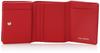 Lisa Larson Women's Tri-Fold Mini Wallet, Genuine Leather, Compact, Small, Mikey, LTLY-04 (Red)