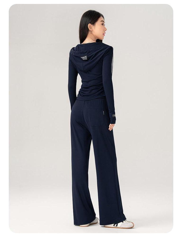 Temperate Outdoor Long Straight-Leg Slimming Pants - Casual Drape-Friendly Sportswear