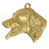Dalmatian, Carriage Dog, Spotted Coach Dog - Gilded key ring with dog in gift box, handbag decoration, luxury accessory by Art-Dog brand
