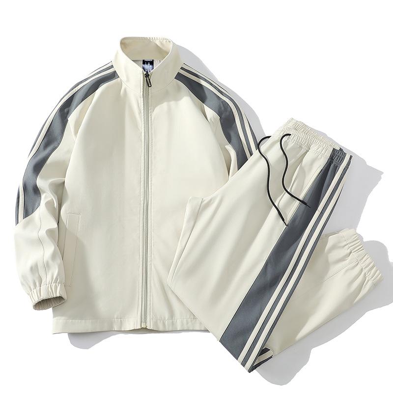 

Men s Spring/Autumn Casual Sport Jacket & Pants Set - 2026 Trendy Two-Piece Outfit M