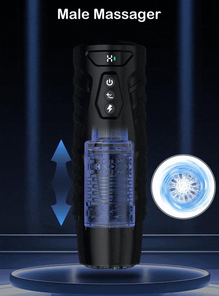 Automatic Male Masturbator 7 Telescopic Rotating Modes Mastubator Cup Electric Pocket Pussy Penis Sex Toy For Men Adult Supplies