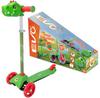 Three-wheeled Scooter EVO Mini Cruiser Adjustable with Luminous Wheels Dinosaur
