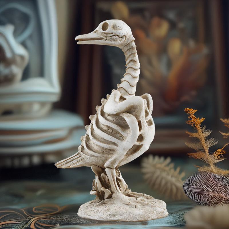 Skeleton animal skeleton duck deer sheep resin decorative ornament home desktop holiday atmosphere decoration