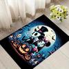 1pc Halloween Jack Pattern Area Rug Soft Flannel Floor Mat for Living Room,Office,Bedroom and Carpet