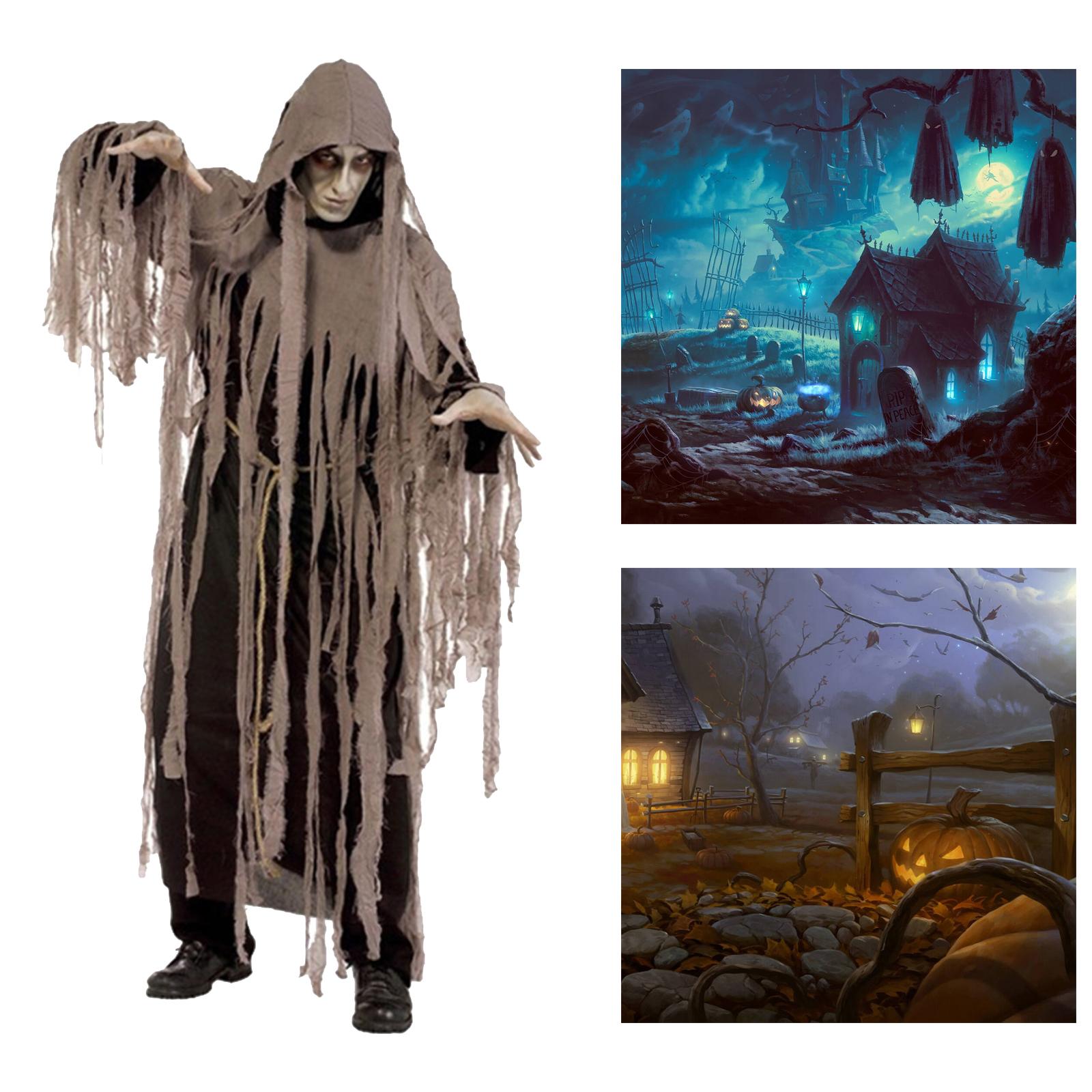 

Costume Dress Horror Cosplay Scary Themed Party Costume Men Women Kids Outfit Gift