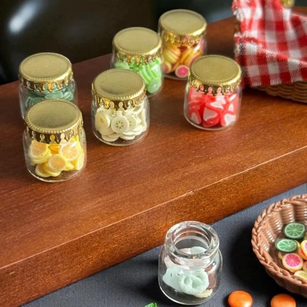 10pcs DIY Glass Jar Mini Miniature Figurines Cute Glass Bottle  Craft Supplies