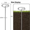 Galvanized G-Type Ground Stakes for Landscape and Tent Use