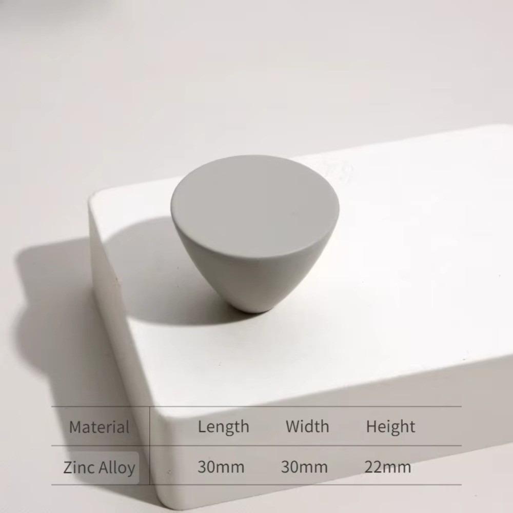 Zinc Alloy Furniture Handle Single Hole Conical Drawer Handle Colourful Cabinet Drawer Knobs Pulls For Cabinets Wardrobes