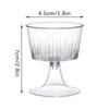 10Pcs Disposable Plastic Dessert Cup Ice Cream Cup Small Wine Cup Perfect For Fruit Ice Cream Pudding Wedding Party Decoration