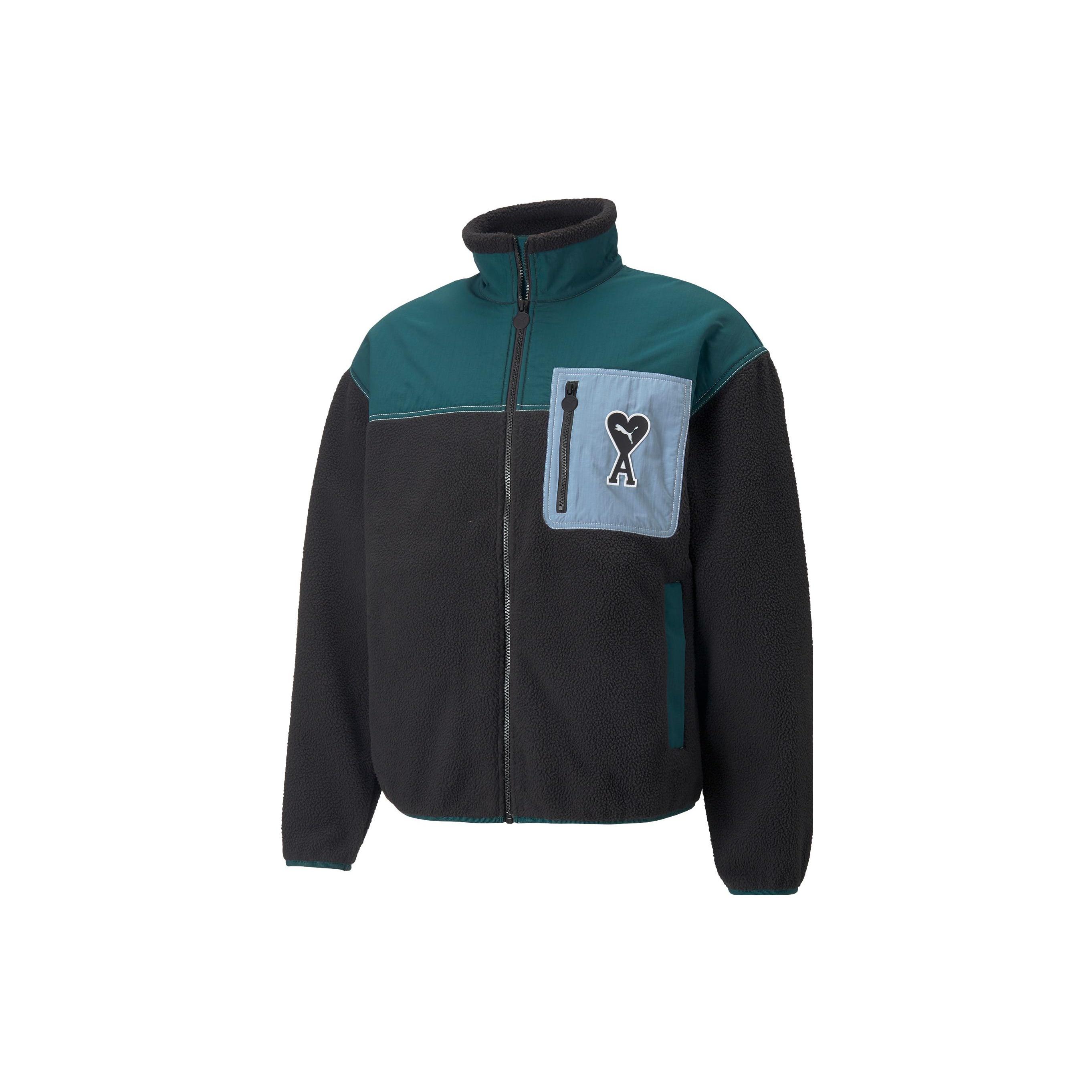 PUMA X AMI Sherpa Jacket Black Men s 535998-01 S