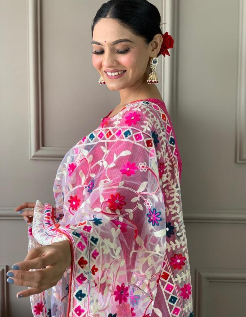 Indian Women Top Tunic Kurti Salwar Suit Designer Party Wear Kurta Pant Dupatta Set