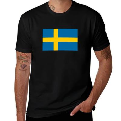 Sweden Swedish Flag Tshirt Breathable Mesh Panel Tshirt