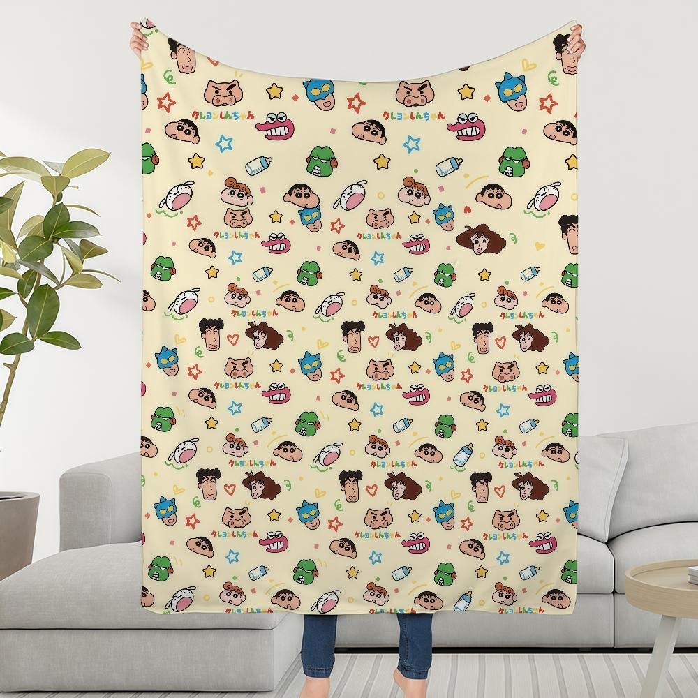 Blanket Throw Super Cosy Plush Living Room C-ChanS Sofa C-CrayonS Couch Childish S-ShinS Birthday Gifts