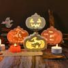 Diy hollow pumpkin silicone mold Halloween home horror ornaments decorative epoxy resin gypsum cement concrete mix casting molds