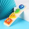 Children's Fine Motor Training Teaching Aids Geometric Shape Matching Cognitive Puzzle Panel Set Column Early Education Educational