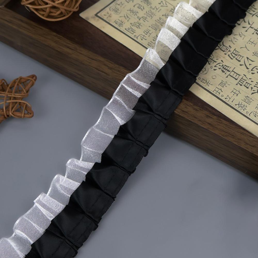 

Multiple Colors Lace Ribbon Pleated Decorative Trim Clothing Decoration Lace Trim Dress Decorative