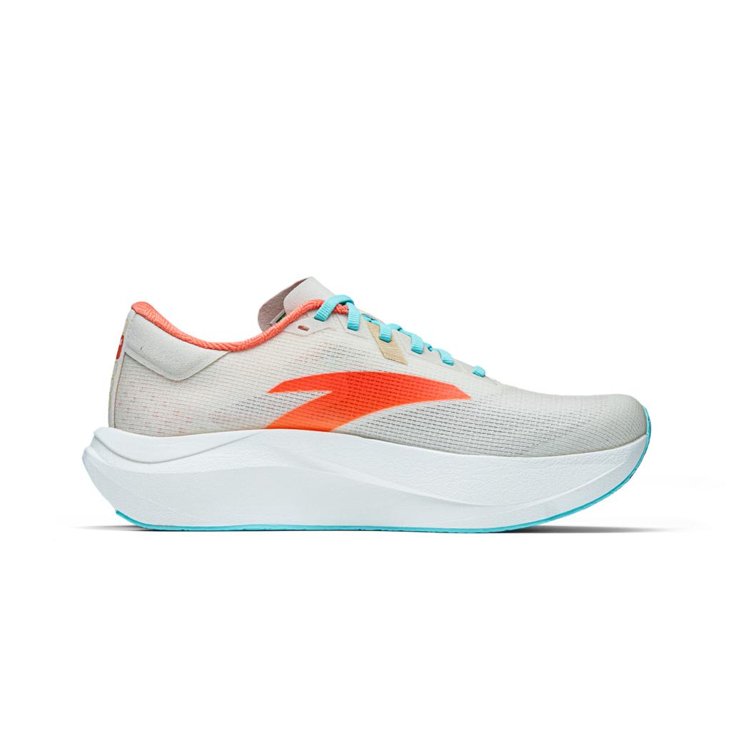 Anta Zone 2 Heart Rate 90 Cushioning Abrasion Resistant Low Top Casual Running Shoes Women's Fluorescent Blush Orange 122635579-5