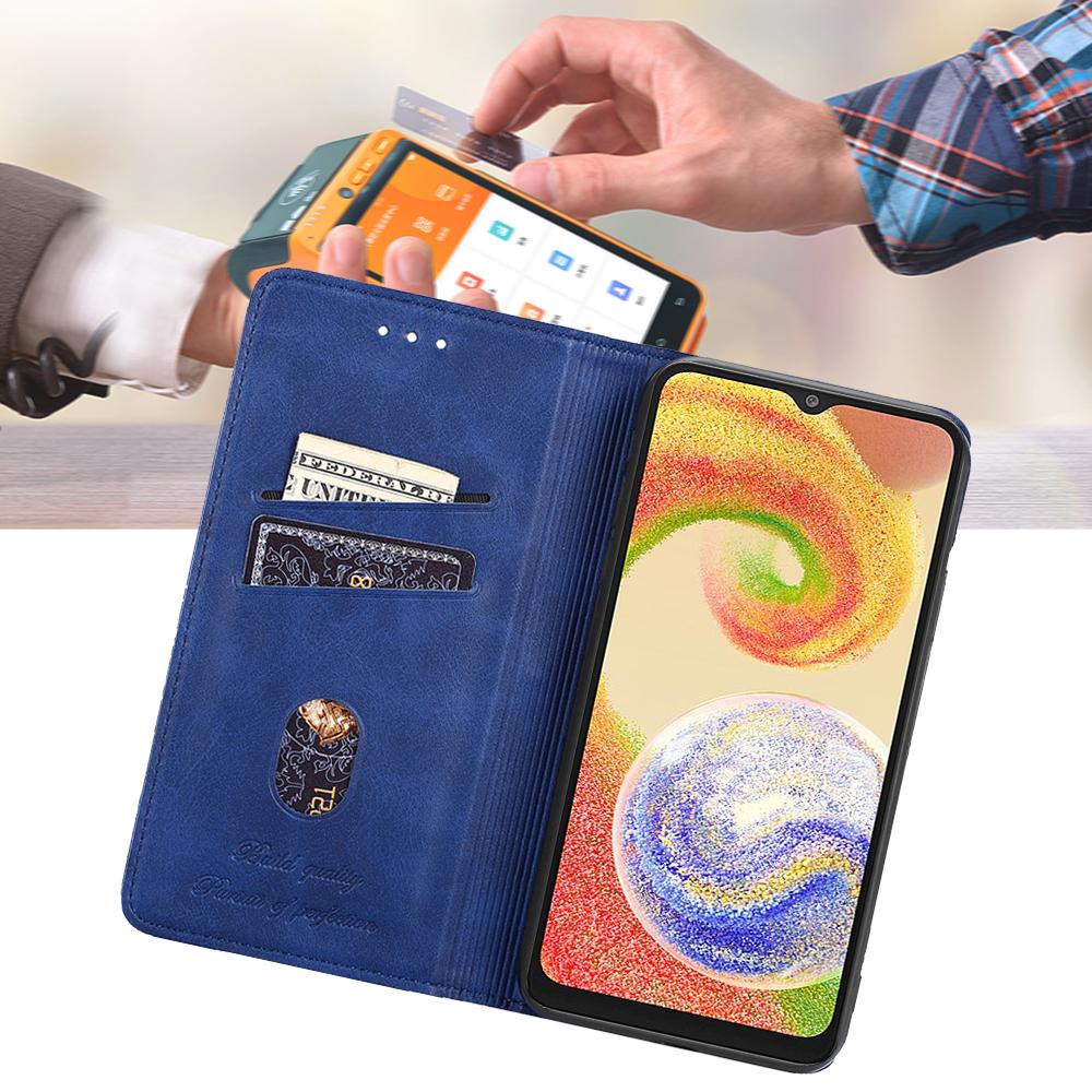 Flip Wallet Case For Samsung A15 A16 A54 A34 A24 A32 A22 A52 A72 A12 S24 S23 S21 FE S22 Ultra Cover Retro PU Leather Holster Card Slot Phone Bumper