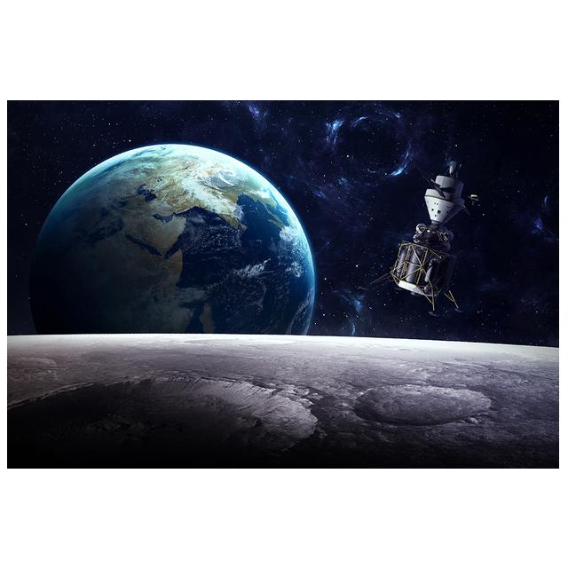 Science fiction galaxy universe of the planet art canvas painting cosmic exoplanet modern landscape wall