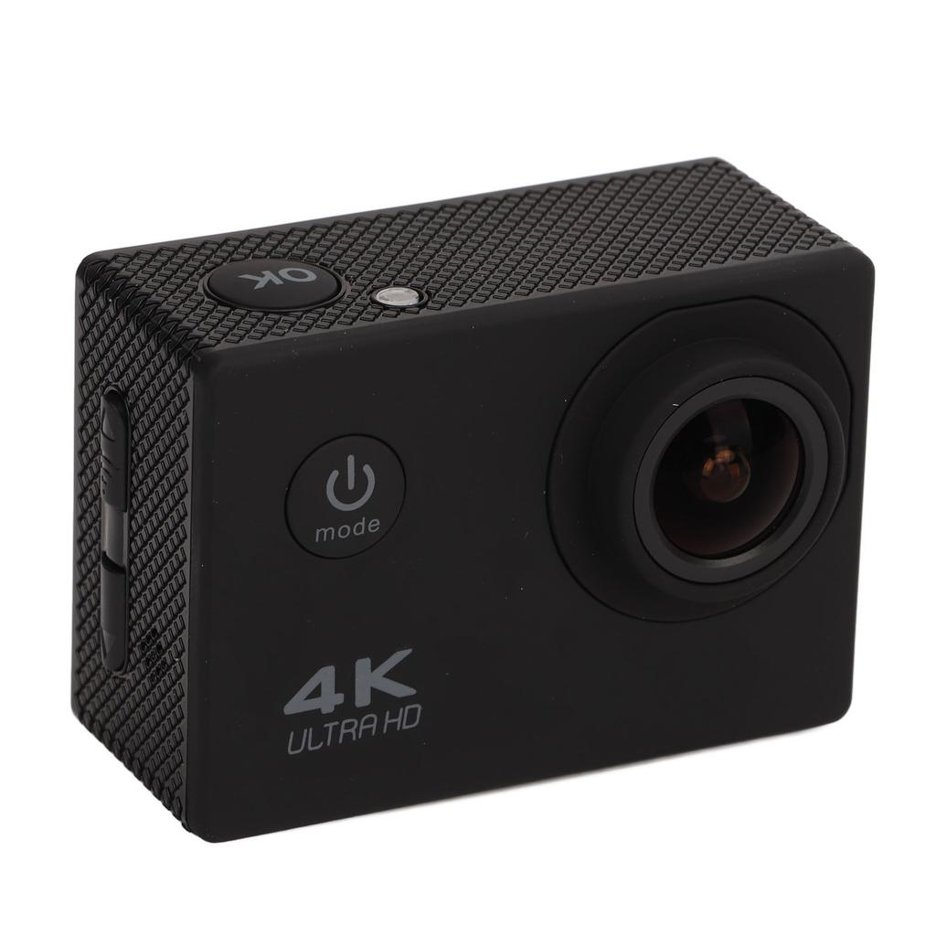 4K HD Sports Camera 30M Waterproof WiFi Action Camera Mobile APP Real Time Reception 170 Degree Wide Angle Lens Camera for Outdoor