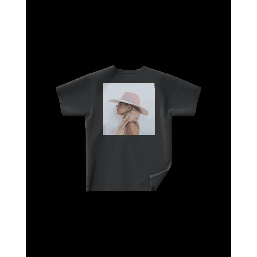 

Унисекс Футболка с принтом на спине, Широкополая Шляпа, Эра Joanne Леди Гаги, Уличная одежда для поклонников Country Pop, Повседневный топ с коротким рукавом, 100% Хлопок 4XL