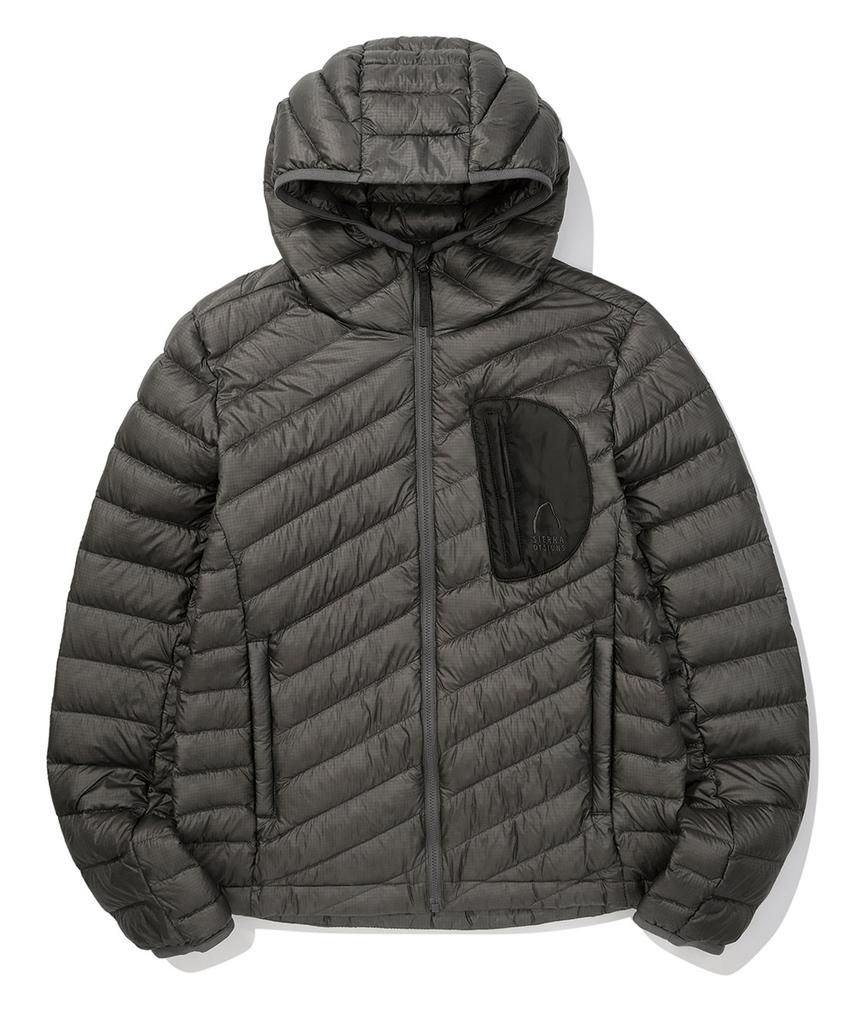 Sierra Designs W) Rosa Lightweight Goose Down Hooded Jacket Charcoal