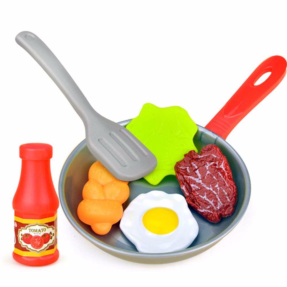 Play Steak Simulation Food Children Pretend Play Kitchen Play Kitchen Toy Set Miniature Kitchen